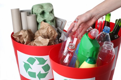 Recycling process for businesses in Brimsdown