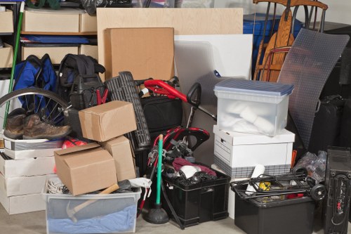 Before and after garage clearance